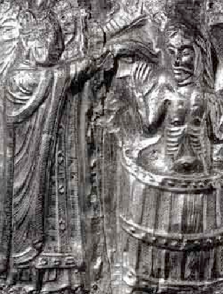 Baptme d'Harald Ier de Danemark vers 970